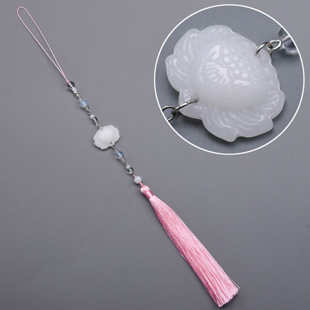 Classical Hanfu Tassel Pendant Imitation Lotus Pendant Imitation Hanging Waist Pendant