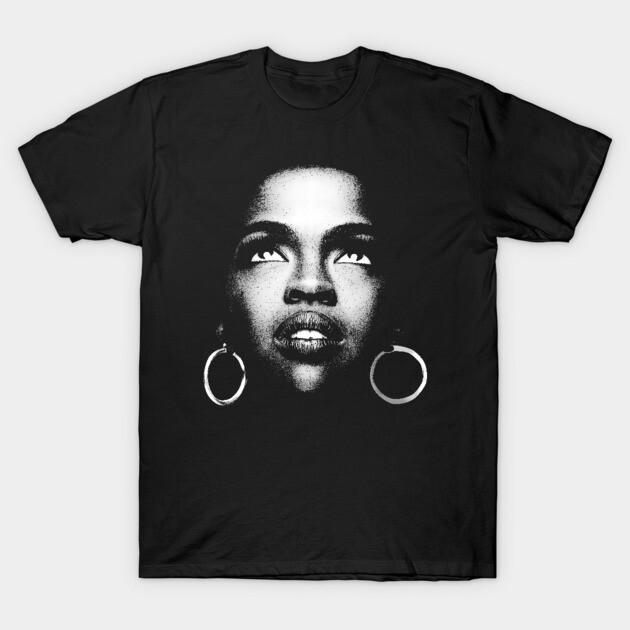 Asian Size Cotton Unisex Tshirt Print T-shirt Young Lauryn Hill Vintage T-shirt No-Cut Print Regular Fit