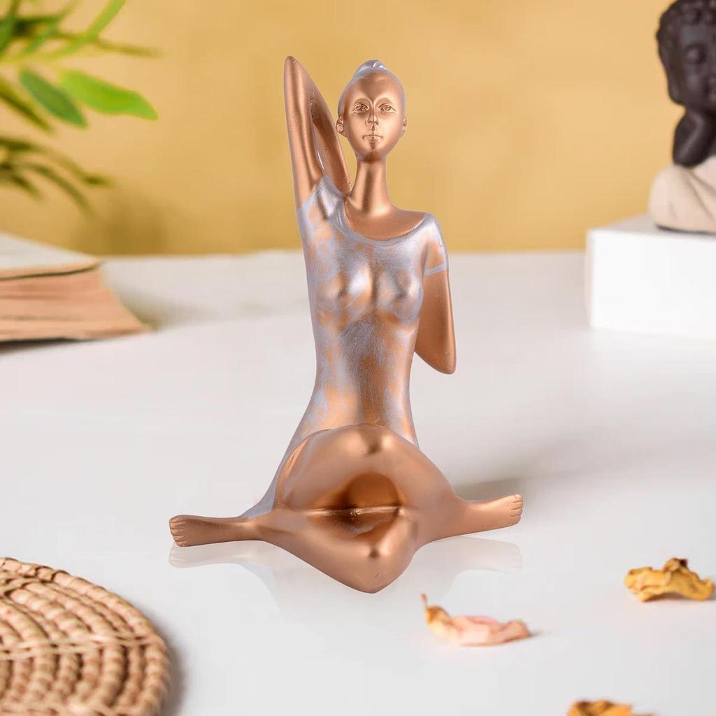 Yoga Lady Home & Office Decor Showpiece