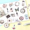 46pcs Vintage Gothic Decoration DIY Paper Stickers Daily Clippings Planner Kawaii Sticker Engo