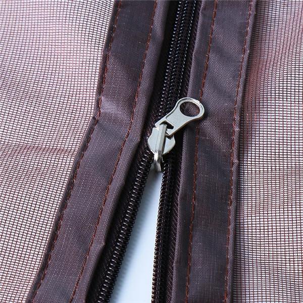 Summer Mosquito Screens Net Self-adhesive Window Screen Door Curtain Velcro Removable Household Decorative Curtain Zipper Opening