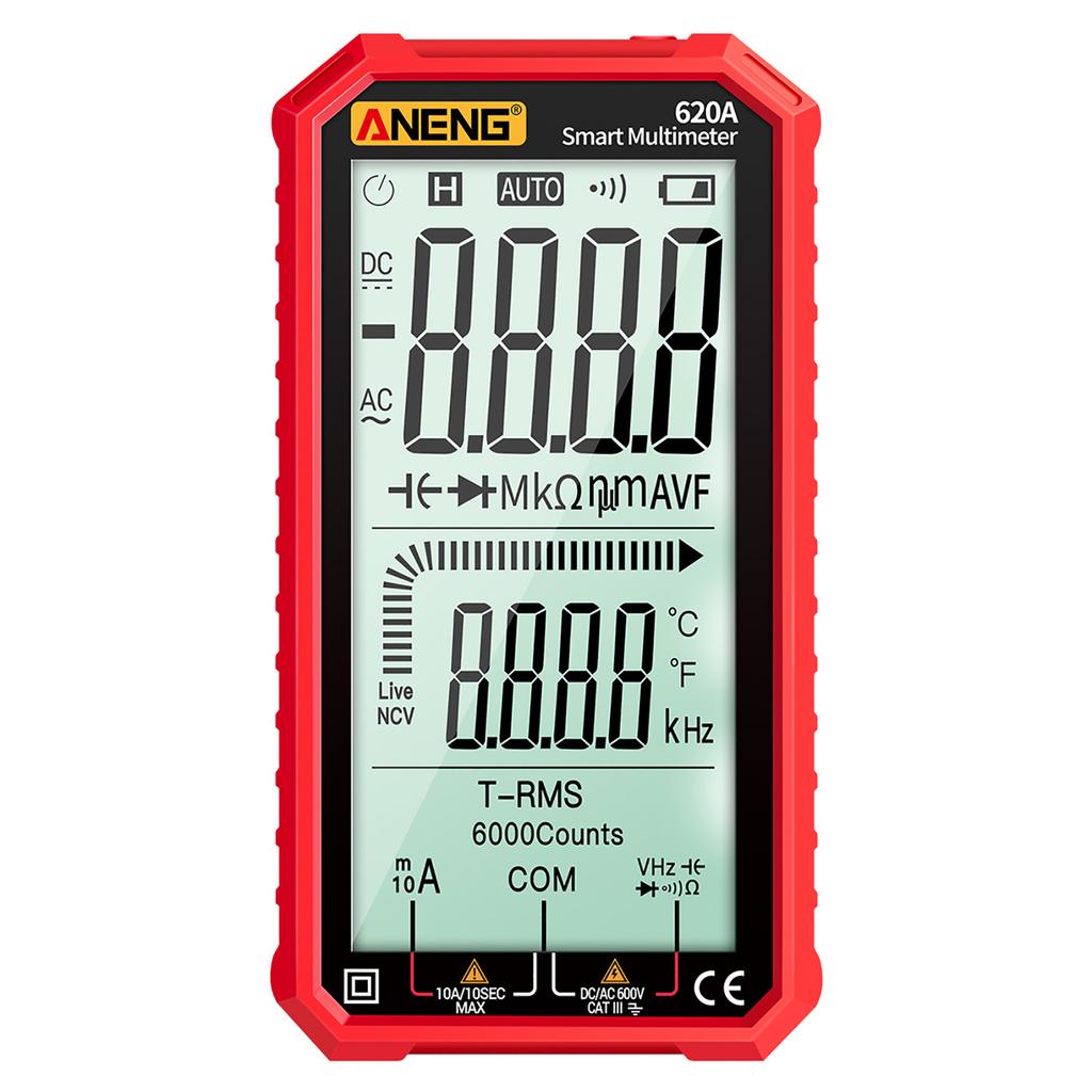 Aneng 4.7-Inch LCD Display AC/DC Digital Multimeter Ultraportable True-RMS Multimeter Auto-Ranging