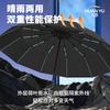 Зонт Автоматический зонт Погода и дождь Женский зонтик от солнца Утолщенный увеличенный складной зонт Большой виниловый зонт от солнца