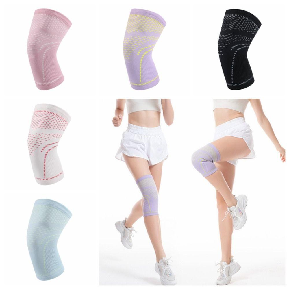 Wear-resistant Knee Support Sleeves Imitation Nylon Compression Knee Sleeve Basketball Volleyball