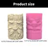 Silicone Vase Molds Succulent Planter Mold Tree Stump Elder Shape Silicone Flowerpot Mold Suitable for Crafting Vase