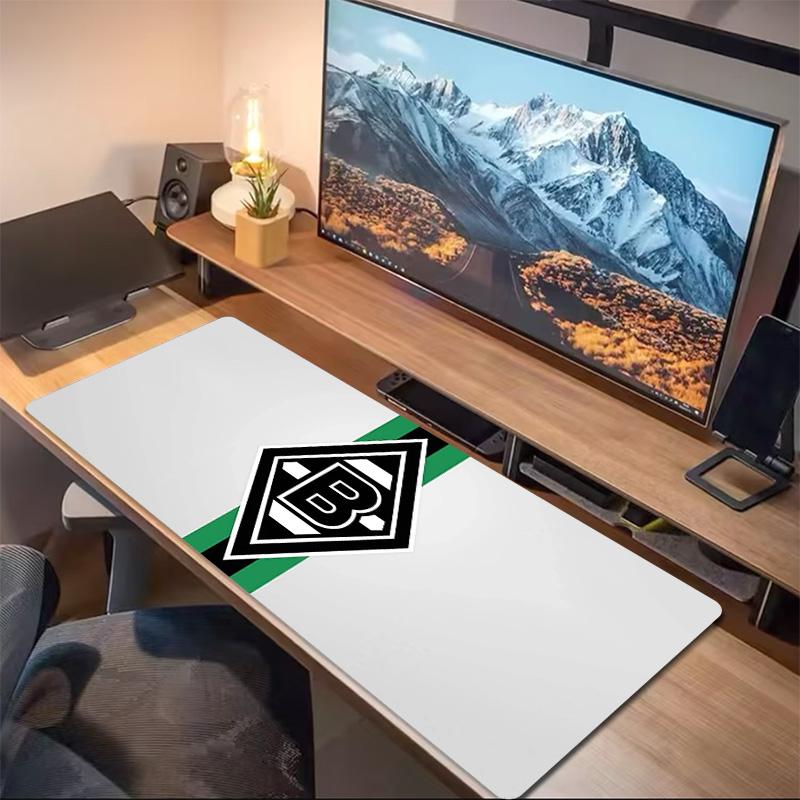 Borussia Mönchengladbach Print Cushion Non-slip Laptop Tablet Big Mousepad XXL Mat Mini PC Playmat With Lock edge