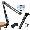 Sturdy Mic Stand 360° Rotation Desktop Stand Professional Grade Microphone Boom Arm  Live Streaming