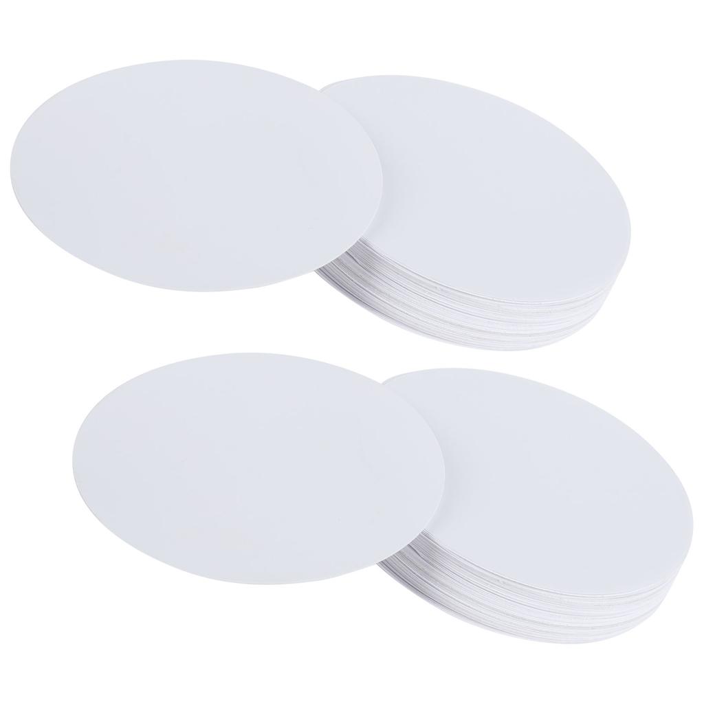 100Pcs Blank Badge Paper Photo Printer Machine Supplies DIY Painting HandMade Craft(58mm )