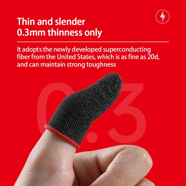 Игровой рукав для пальцев, дышащие кончики пальцев для мобильных игр PUBG, устойчивый к поту, противоскользящий чехол для пальцев