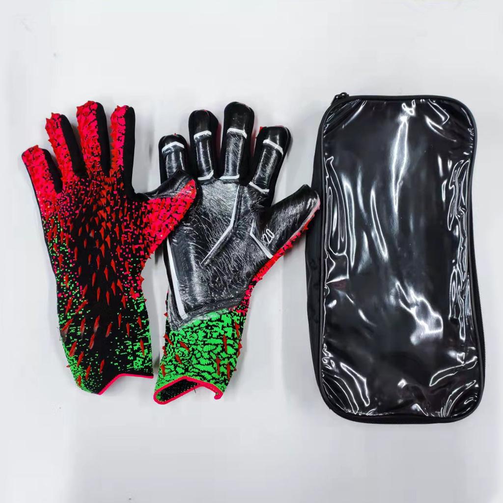 Football Goalkeeper Gloves Strong Grip for Soccer Goalie Goalkeeper Gloves with Size 6/7/8/9/10 Football Gloves for Adult