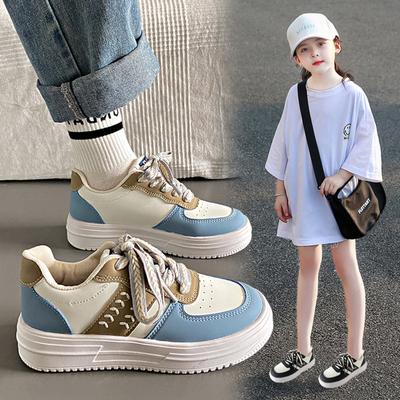 Обувь для девочек, универсальная спортивная обувь, весенне-осенние белые туфли
