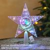 3pcs 15cm Christmas Tree Decoration Stars Warm White Lights Home Room Decor LED Shining Lamp Xmas Festival TopStar Navidad