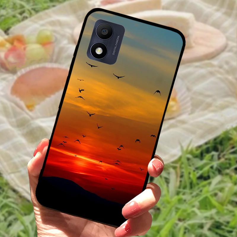For Alcatel 1B 2022 Case 5031D 5031G Black Cases Silicone Soft TPU Phone Cover Fundas Case For Alcatel 1B 2022 5.5" Bumper Cases