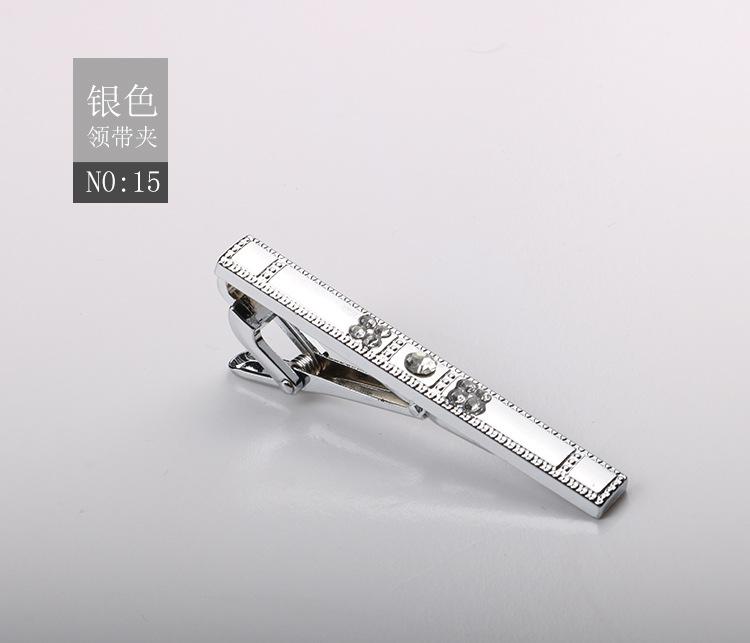 Зажим для галстука Матовый Зажим для воротника Мужской Формальный Деловой Золотой Серебристый Металлический зажим высокого класса