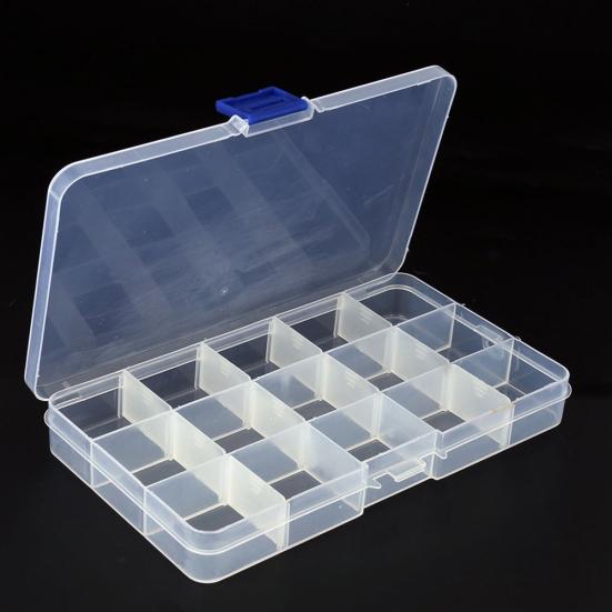 Спортивные аксессуары MUQZI, 24/15/8 отделений, съемный пластиковый ящик для хранения рыболовных снастей из бисера, ювелирных изделий