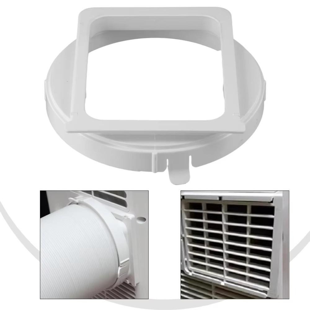 White Exhaust Pipe Clamp Ring PVC Exhaust Hose Connector New Duct Connector for ky25/ky35