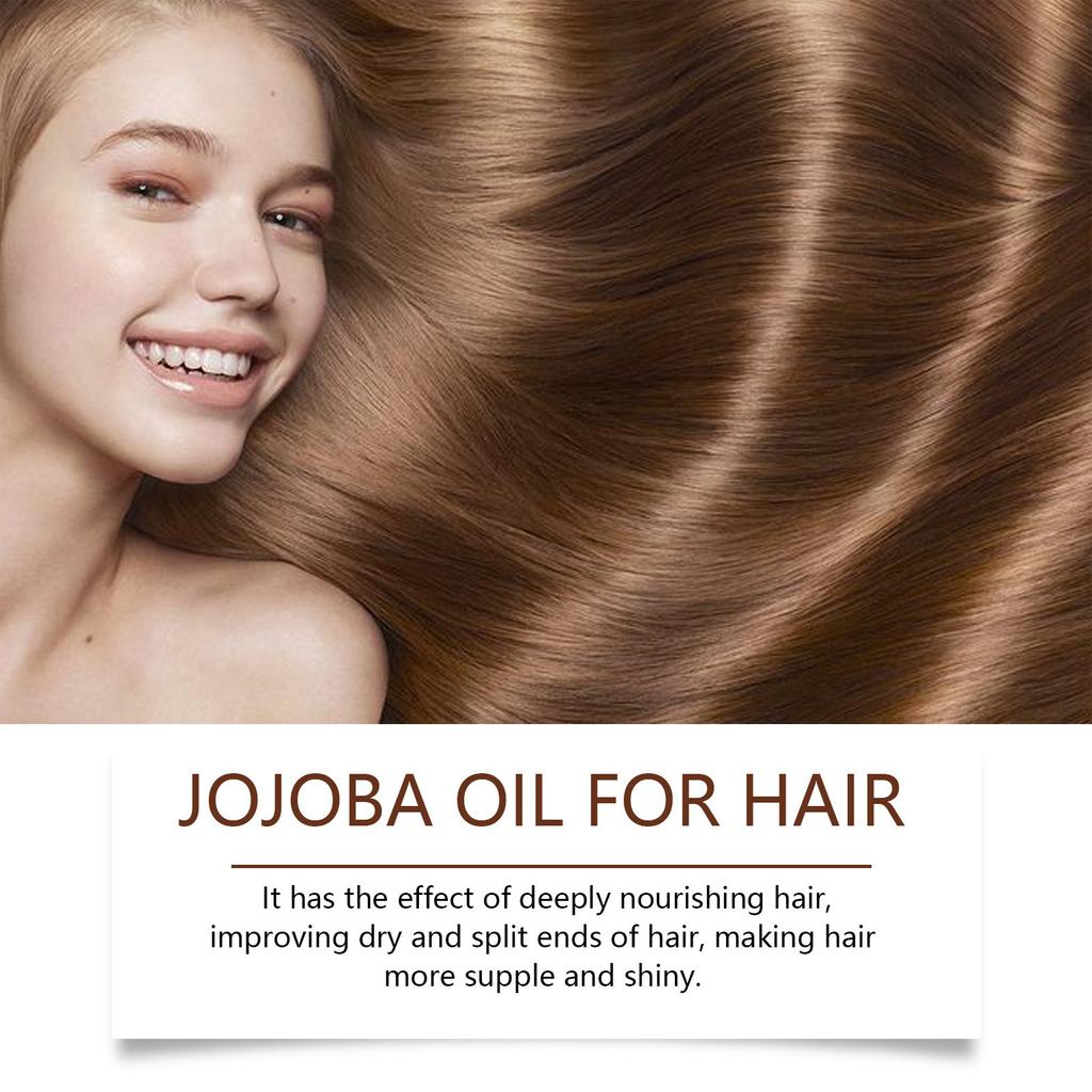 Jojoba Hair Care Oil, Moisturizing And Hair Care Non-greasy Soft Hair Deep Nutrition Nourishing Hair Care100ml