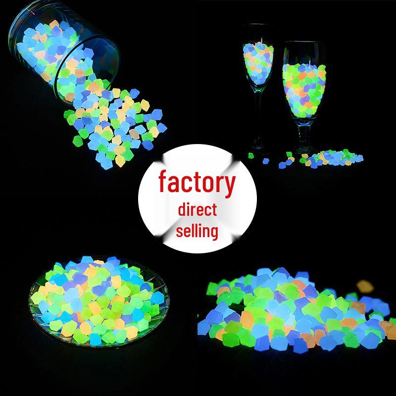 Artificial Luminous Rhomboid Stone for Fish Tank and Garden Decor