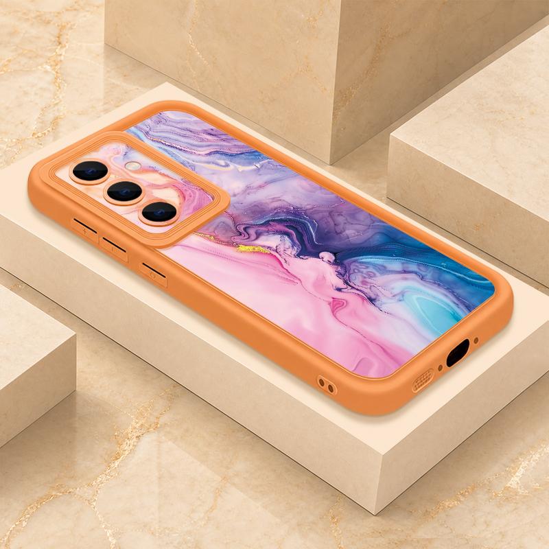 Красочный Мраморный Чехол Для Samsung A18 A57 A37 A27 A17 A56 A36 A26 A16 A55 A54 5G S21 S22 S23 S24 S25 FE S26 Ultra Ударопрочный Бампер