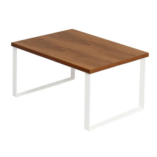 Стабильная настольная полка для хранения высокой твердости, металлическая практичная полка для настольного хранения для дома