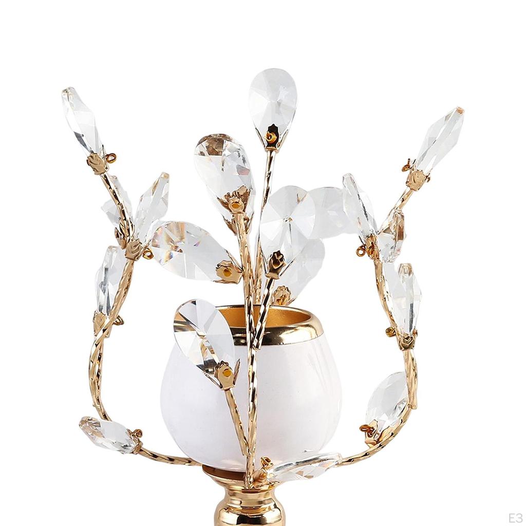 , Pillar Stand Gift Metal Centerpieces Ornaments for Wedding Dinner Anniversary Living Room