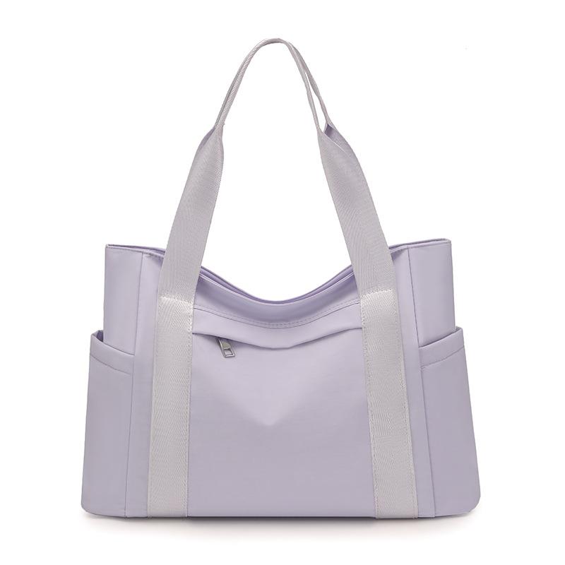 Large Capacity Tote Bag Women's Multi-Compartment Nylon Shoulder Bag