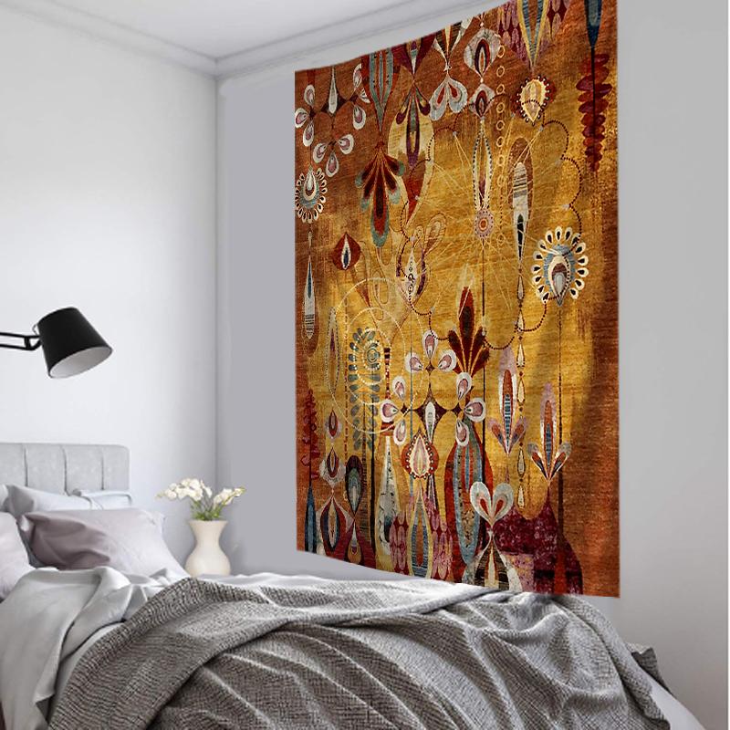 Гобелен с бабочкой и цветком, настенный индийский художественный пляжное полотенце, богемный психоделический матрас, домашний декор для спальни