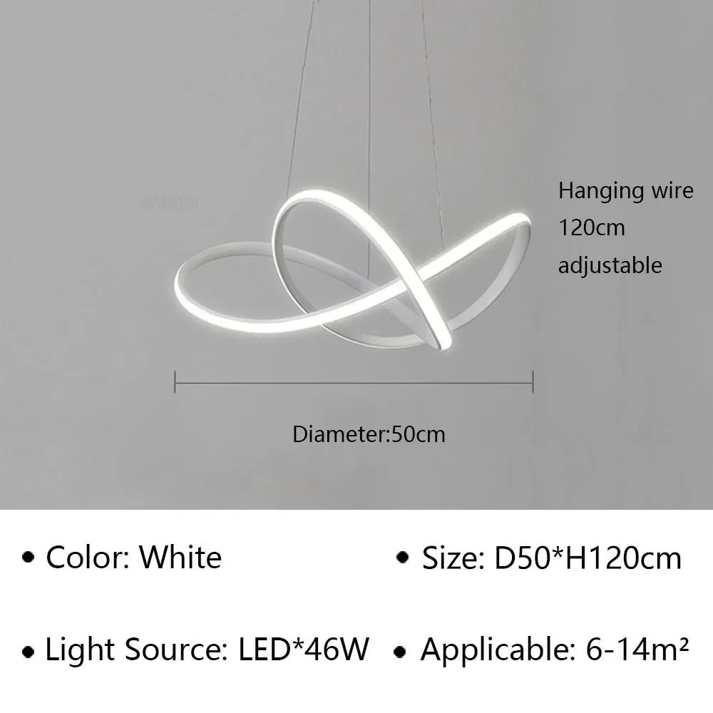 Nordic LED Pendant Light For Living Room Dining Room Hall Bedroom Hotel Hanging Lamp Indoor Home Decor Lighting Fixture Luster
