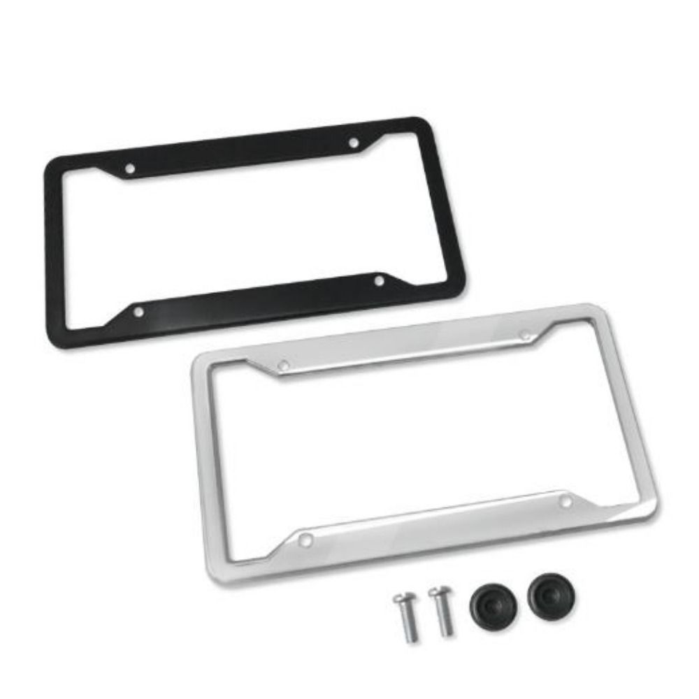 Stainless Steel Protecting License Plates 2 Hole License Plate Frame License Plate Cover