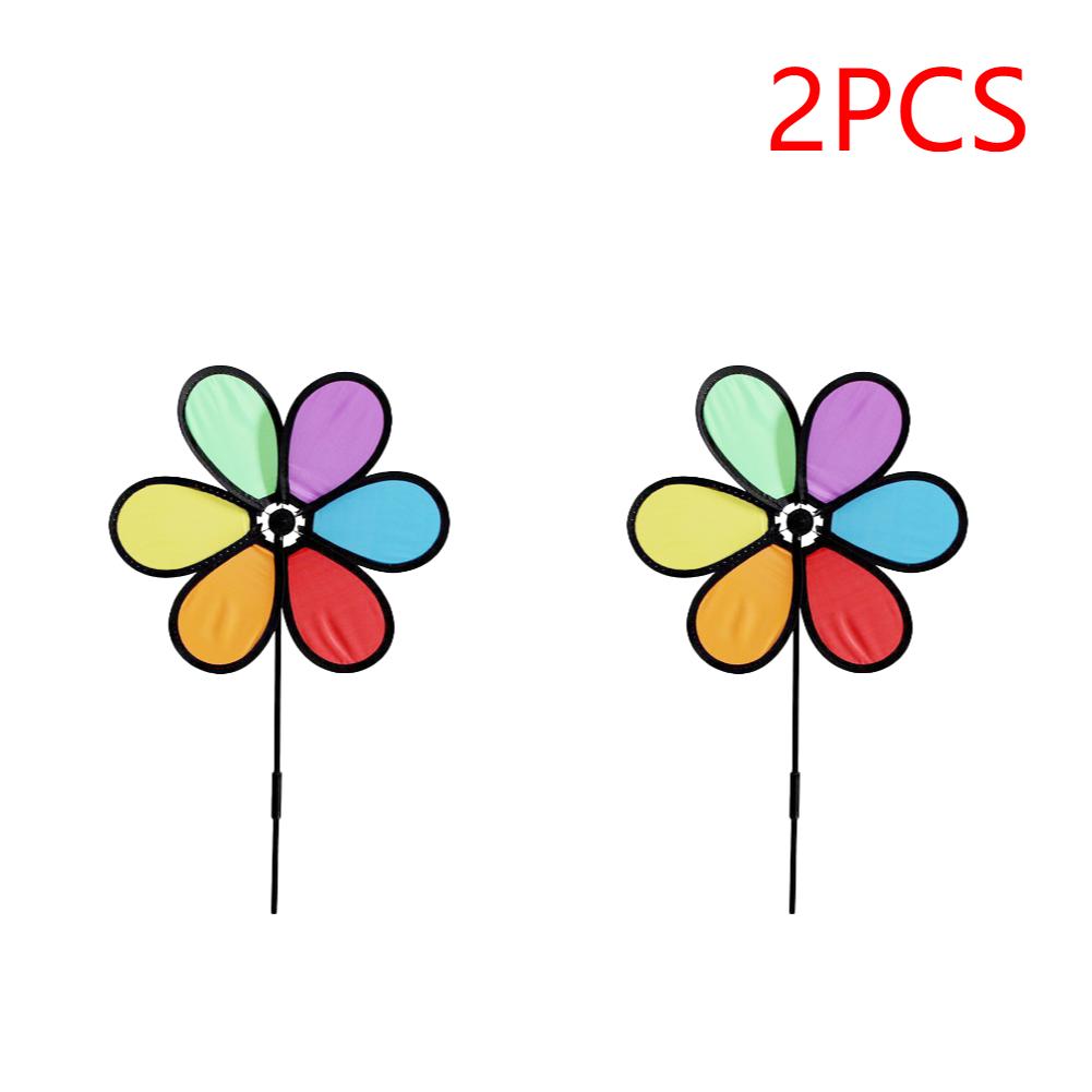 1-3 шт. садовый ветряной вертушка портативная декоративная ветряная мельница вертушки тканевые цветочные вертушки уличные детские игрушки для сада газона двора