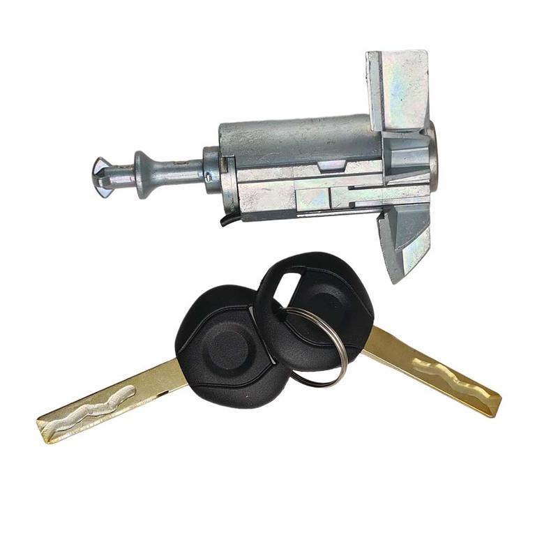 51217035421 Left Driver Car Door Lock Cylinder Barrel With 2 Keys For BMW X5 E53 2000 2001 2002 2003 2004 2005 2006