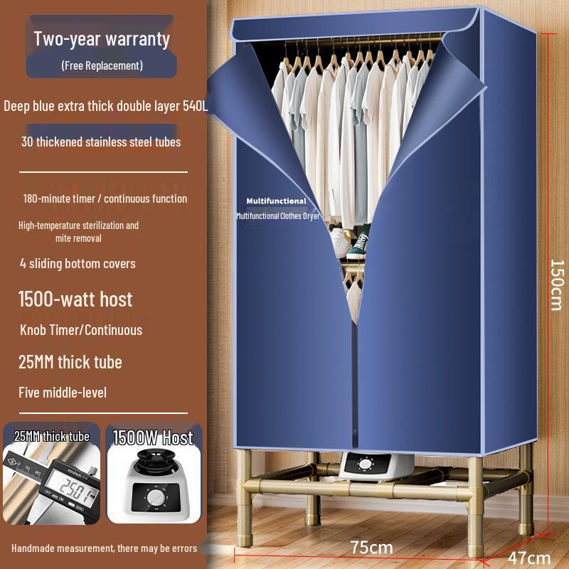 Compact Home Clothes Dryer: Quick-Dry, Air-Flow Wardrobe