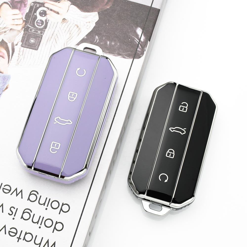 Auto Remote Key Case Cover Bag Keyless Protector For Chery Jaecoo J7 7 J5 5 Fashion TPU Car Shell Fob Holder Accessories