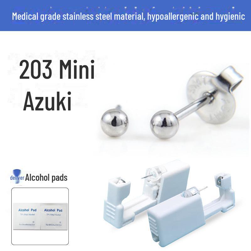 Fusmet 2nd Gen одноразовый набор инструментов для прокалывания ушей с пирсингом ушей и гвоздезабивным пистолетом