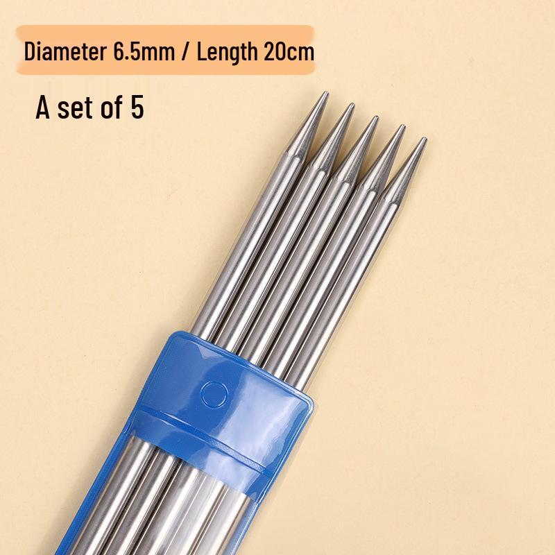 20 см вязальные спицы из нержавеющей стали для свитеров, манжет, носков и кукол - Короткие специальные инструменты для рукоделия