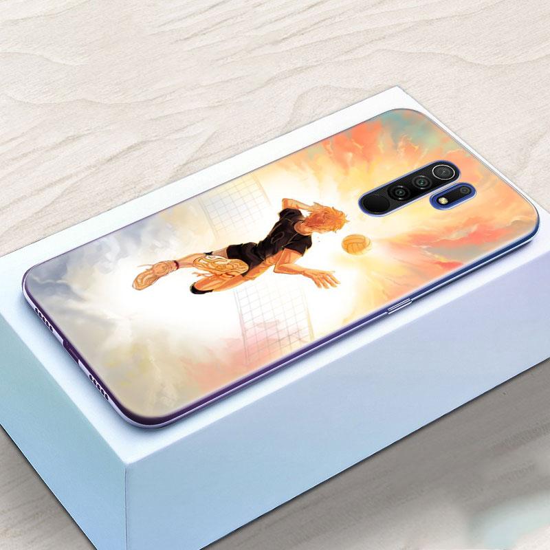 Силиконовый чехол Haikyuu Hinata Attacks с аниме для Xiaomi Redmi Note 10 9 Pro Max 10S 9S 8T 8 8A 9 9A 9C 9T K40 Pro 5G