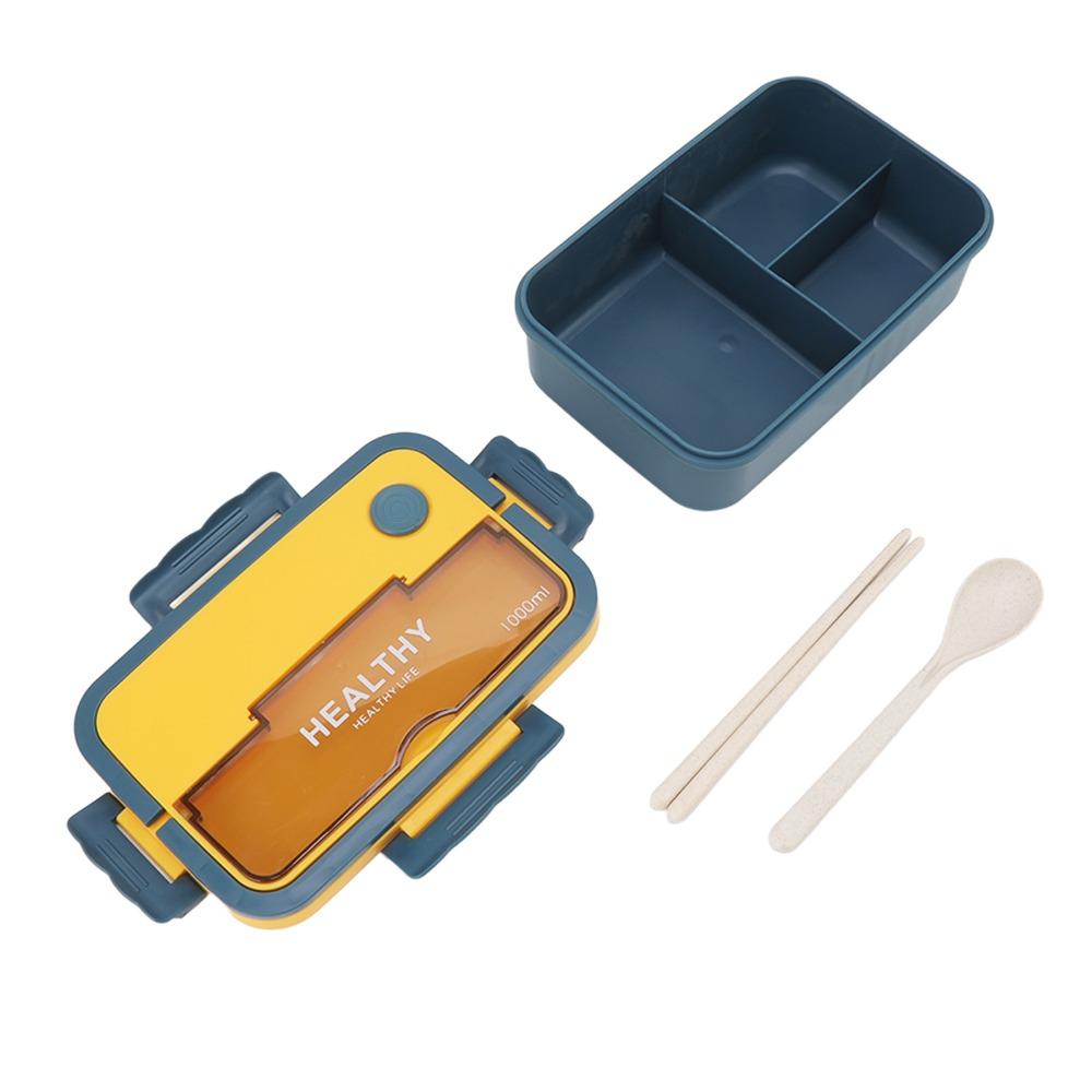 1000ml Compartment Lunch Box PP Food Container Practical Thermal Lunch Box For Picnics