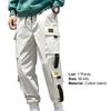 Брюки-джоггеры с карманами и карманами, мужские брюки с эластичной талией, уличная одежда, молодежная одежда