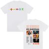 Ed Sheeran Tour 2025 T-shirt Men Women Clothing Fashion Hip Hop T Shirts Casual Short Sleeve T Shirt Tops Streetwear