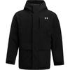 UA Urban Down Hooded Casual Warm Short Jacket Men Jacket Black 6001974-001