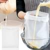 Soy Milk Wine Filter Bag Nut Milk Bag Tea Coffee Oil Yogurt Filter Net Mesh Reusable Nylon Filter Bags Food Strainers