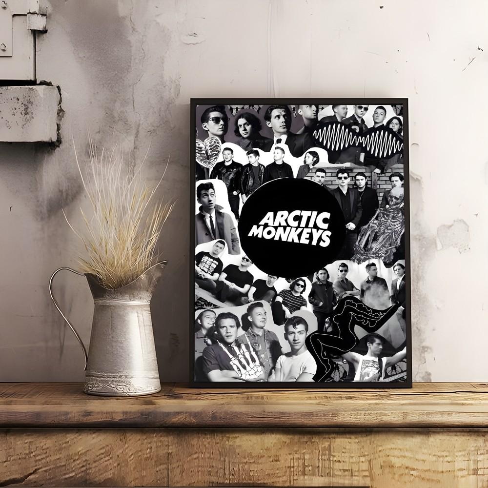 A-Arctic M-Monkeys Album Cover Poster Sticky Wall Art Printing Waterproof Home Living Bed Room Bar Hallway Aesthetic Decor