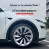 Защитное кольцо и крышка от царапин для колес Tesla Model Y 20"