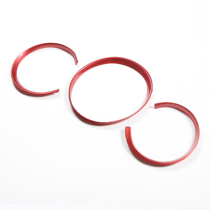 ABS передняя панель автомобиля украшение рамка кольцо для циферблата край стильная отделка подходит для Porsche Macan 2014-2022 авто интерьер