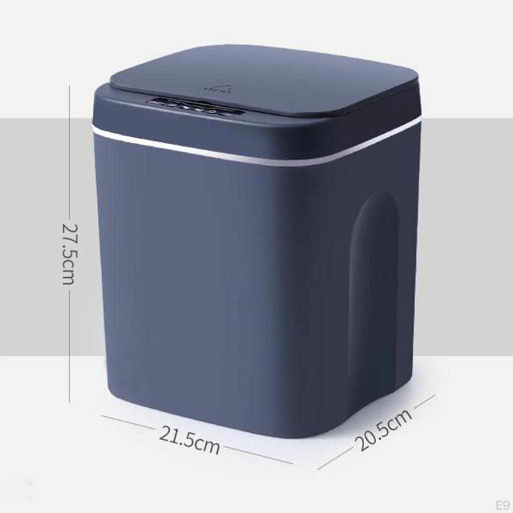Небольшой мусорный бак для ванной комнаты с крышкой, пластиковый прямоугольный кухонный мусор