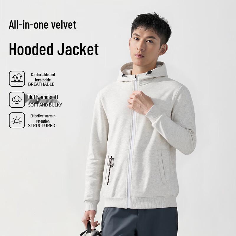 Jeep Мужская уличная куртка с капюшоном на флисовой подкладке