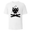 Black Fox Streetwear Printing T-shirt For Men Wowen 100% Cotton Summer Breathable Short-Sleeved Basic Tops O-neck Oversize Tees