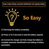 50A 100A 200A 400A STN LCD Hall Coulomb Meter Counter Voltage Current Capacity Power Indicator Display Battery Monitor For Car