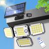 Outdoor Solar Light with Waterproof Motion Sensor [2025 New Year Sale] 4-Sided Lighting & Ultra-Bright LEDs, IP65 Waterproof. High-Performance,