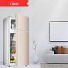 Chigo Компактный двухдверный холодильник 128 л, штепсель CN (адаптер в комплекте)